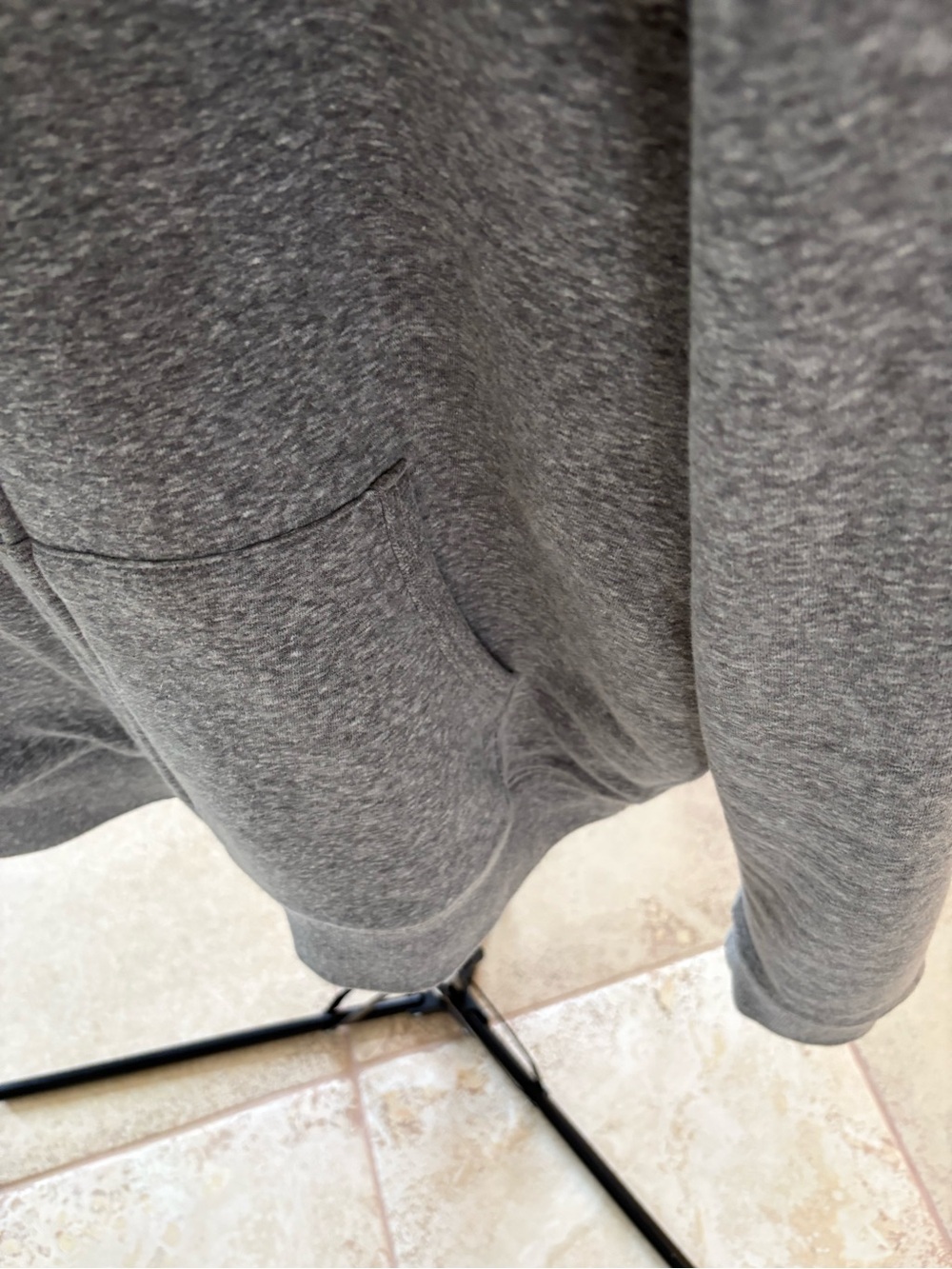 Sonoma Men’s Grey Sweat Jacket, Large - Picture 6 of 7